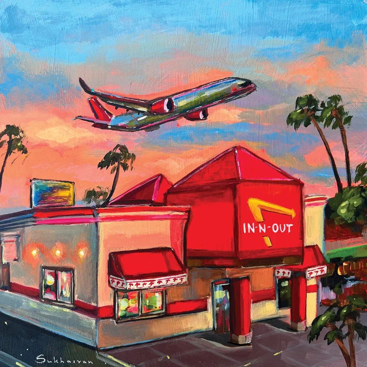 In-N-Out Burger. Los Angeles by Victoria Sukhasyan wall art