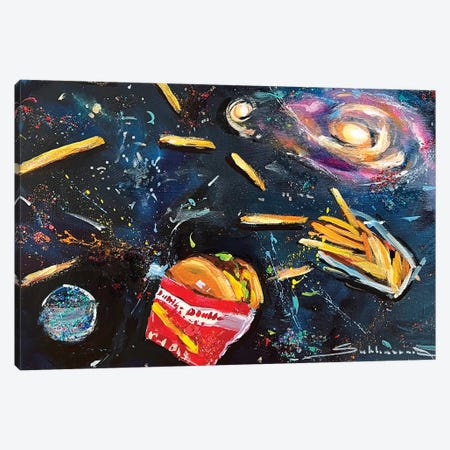 In-N-Out In Space Canvas Print #VSH222} by Victoria Sukhasyan Canvas Wall Art