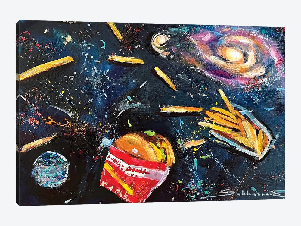 In-N-Out In Space by Victoria Sukhasyan 1-piece Canvas Art