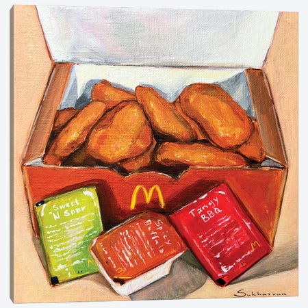 Still Life With Nuggets Canvas Print #VSH235} by Victoria Sukhasyan Canvas Wall Art