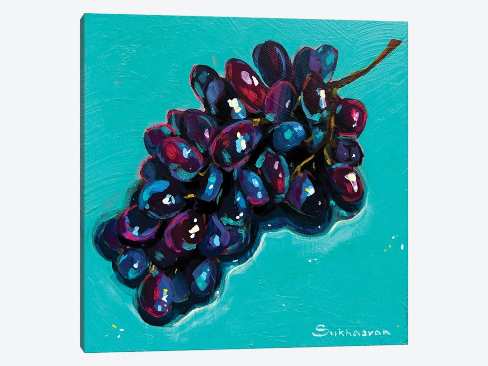 Still Life With Grapes by Victoria Sukhasyan 1-piece Canvas Print
