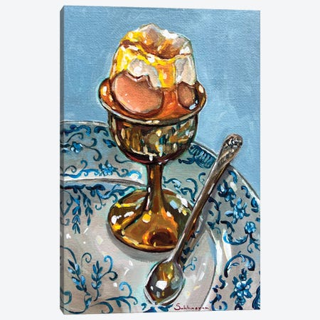 Still Life With The Egg Canvas Print #VSH239} by Victoria Sukhasyan Canvas Print