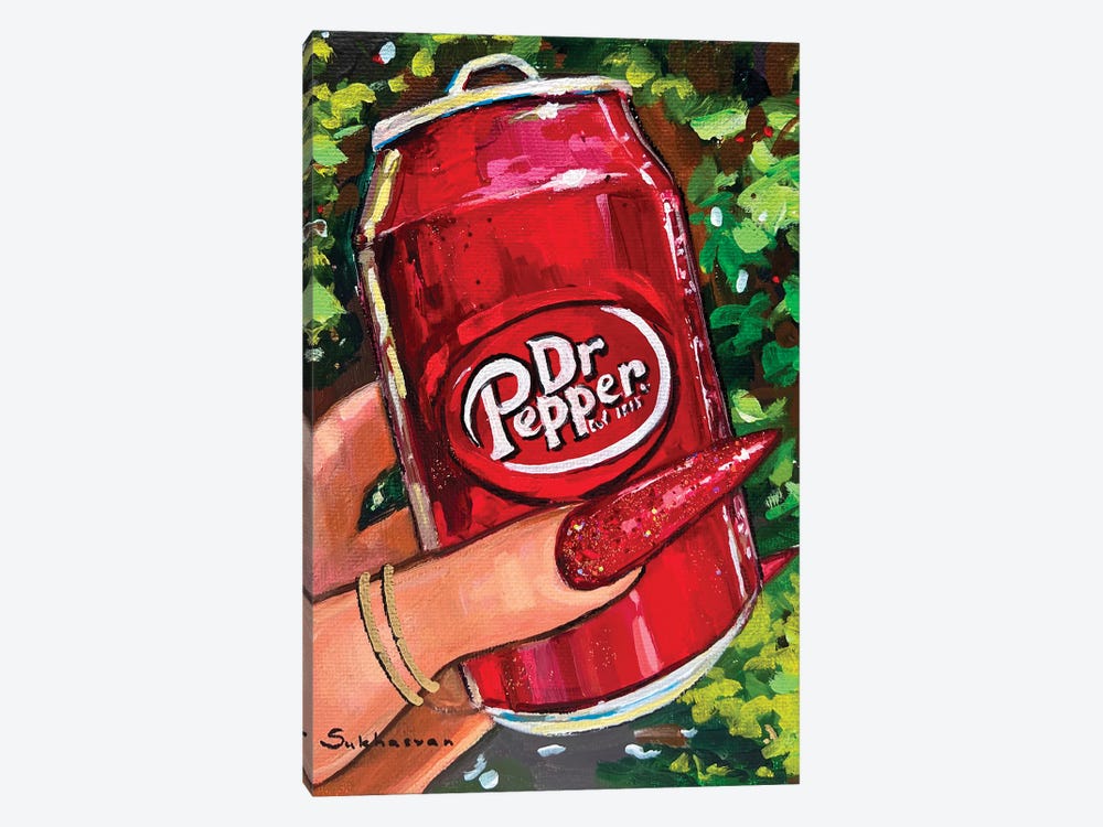 Dr Pepper by Victoria Sukhasyan 1-piece Canvas Art Print