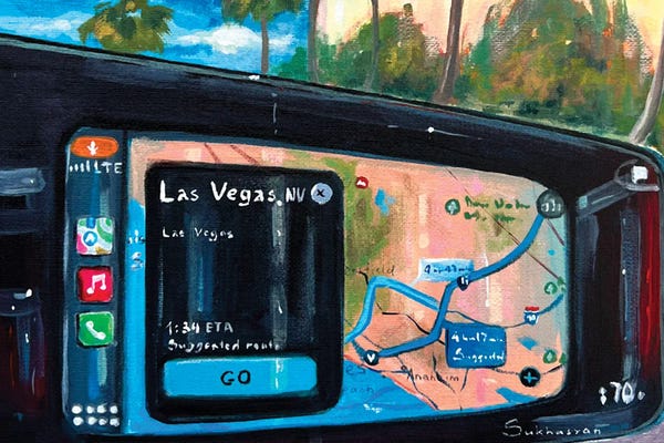 Las Vegas: Lets Go To Las Vegas Baby by Victoria Sukhasyan