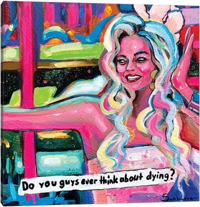 Barbie Canvas Art Print - Margot Robbie