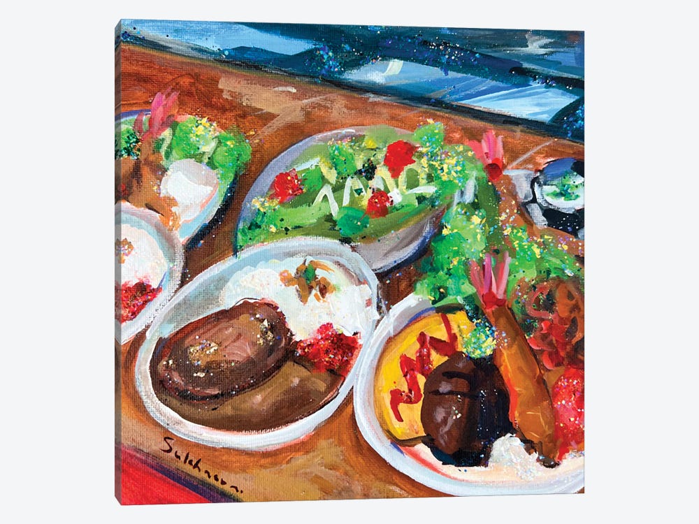 Still Life With Japanese Food by Victoria Sukhasyan 1-piece Art Print