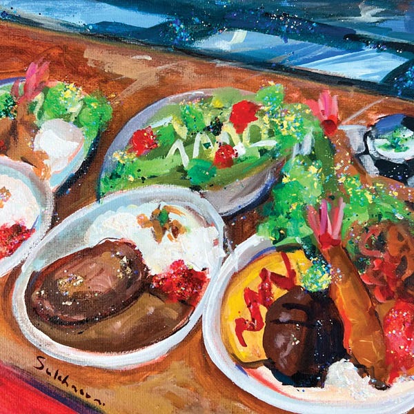 Japanese Culture: Still Life With Japanese Food by Victoria Sukhasyan