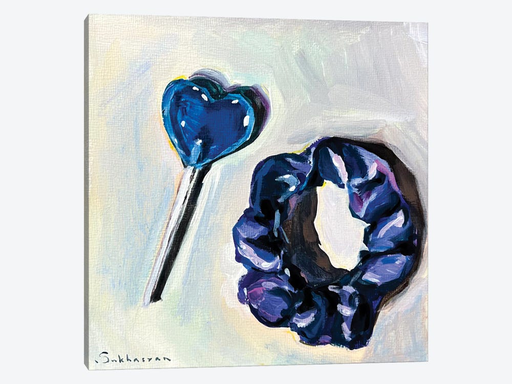 Still Life With Lollipop And Hair Tie by Victoria Sukhasyan 1-piece Canvas Print