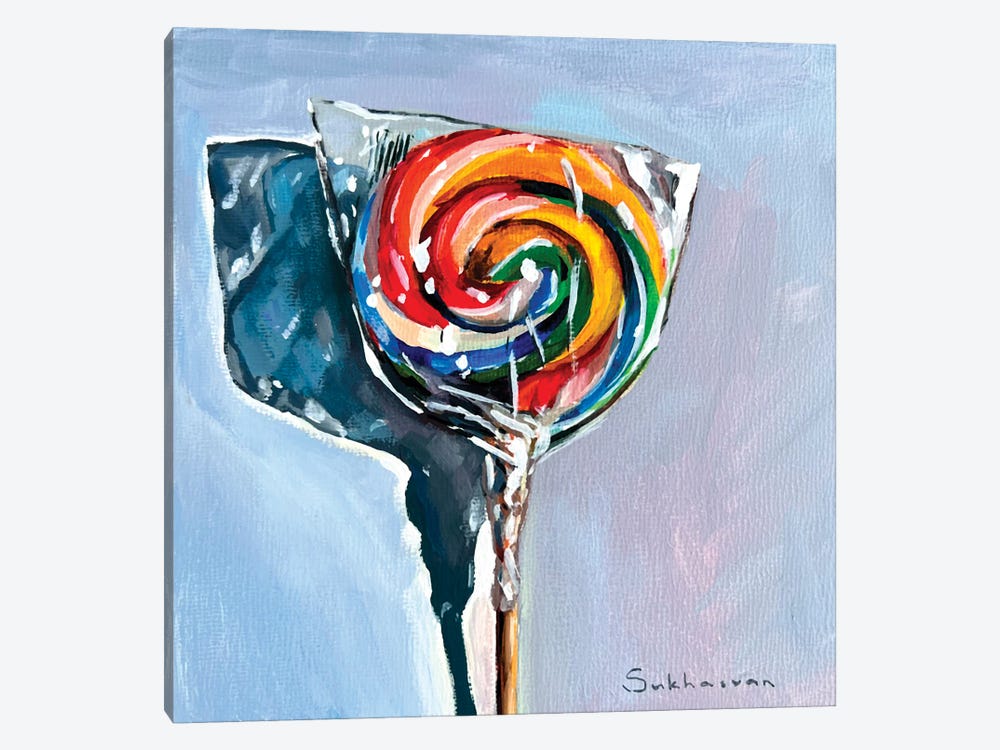 Still Life With Lollipop II by Victoria Sukhasyan 1-piece Canvas Artwork
