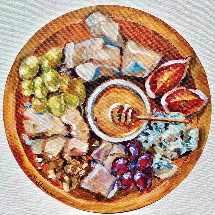 Still Life With Cheese Plate