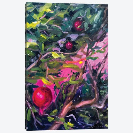 Pomegranate Tree Canvas Print #VSH262} by Victoria Sukhasyan Canvas Artwork