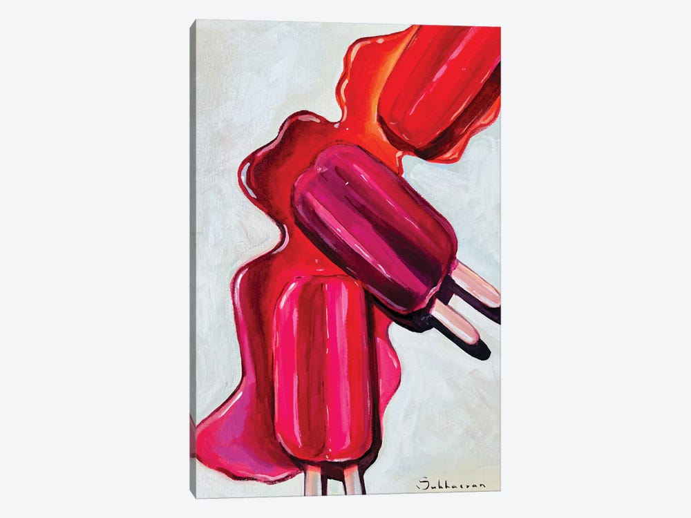 Still Life With Melted Popsicles by Victoria Sukhasyan 1-piece Canvas Art Print