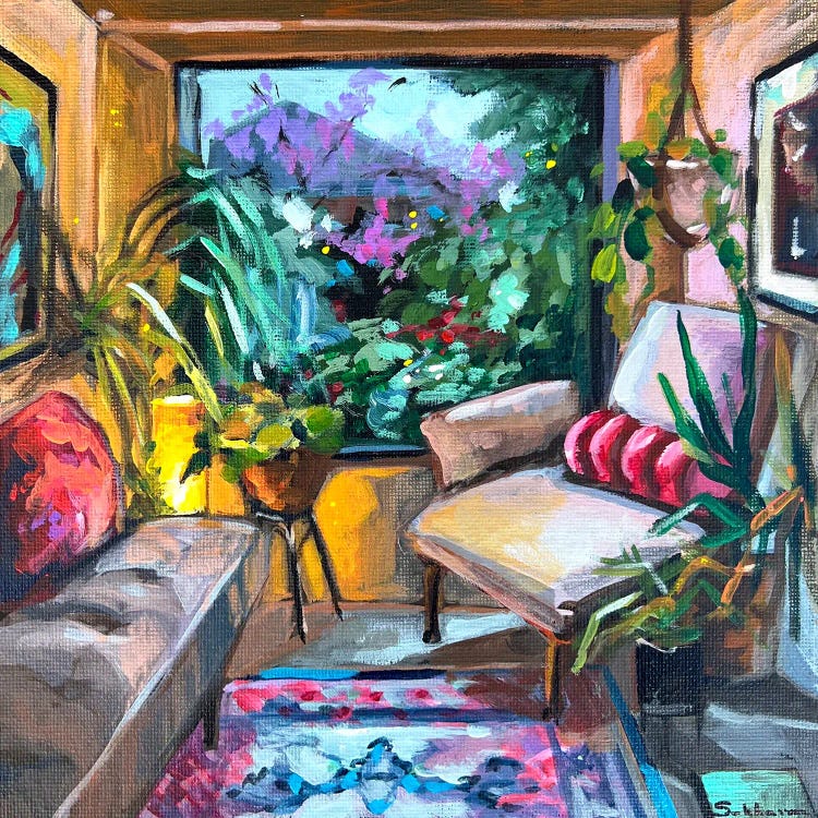 Cozy Evening Interior by Victoria Sukhasyan wall art