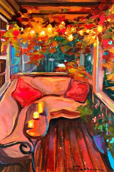 Interiors: Autumn Evening by Victoria Sukhasyan