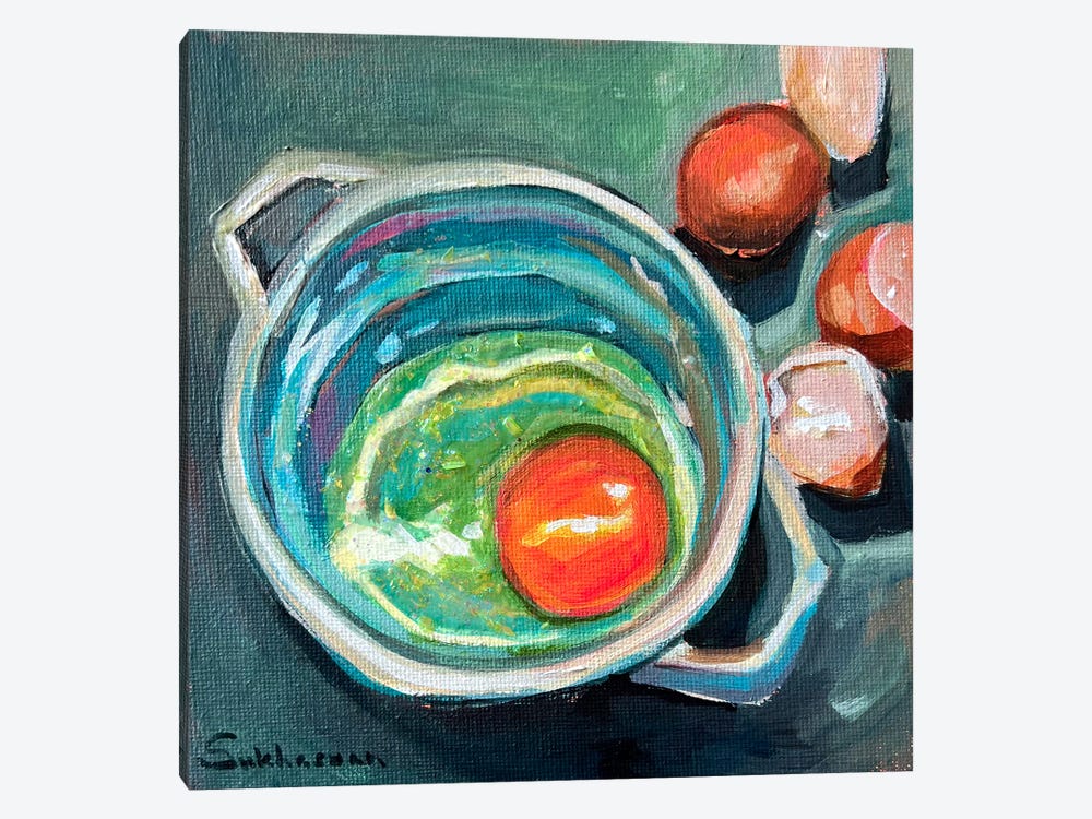 Still Life With Cracked Egg III by Victoria Sukhasyan 1-piece Art Print