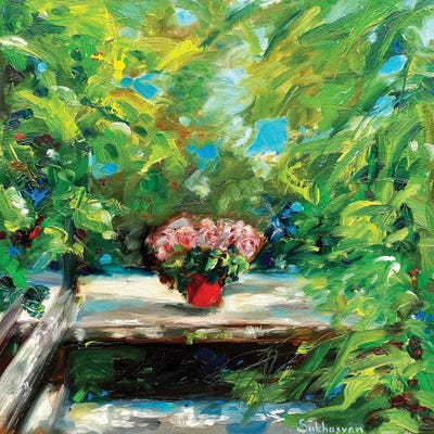 Flowers Forgotten In The Garden by Victoria Sukhasyan art print