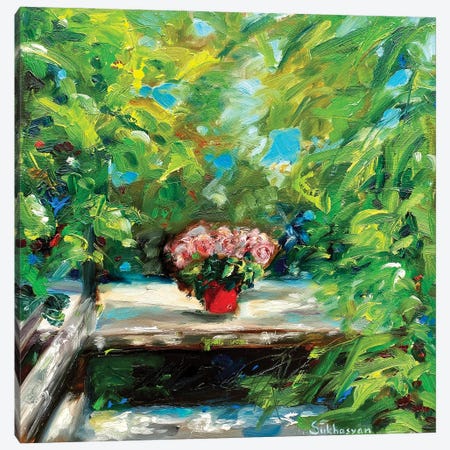 Flowers Forgotten In The Garden Canvas Print #VSH31} by Victoria Sukhasyan Canvas Art Print