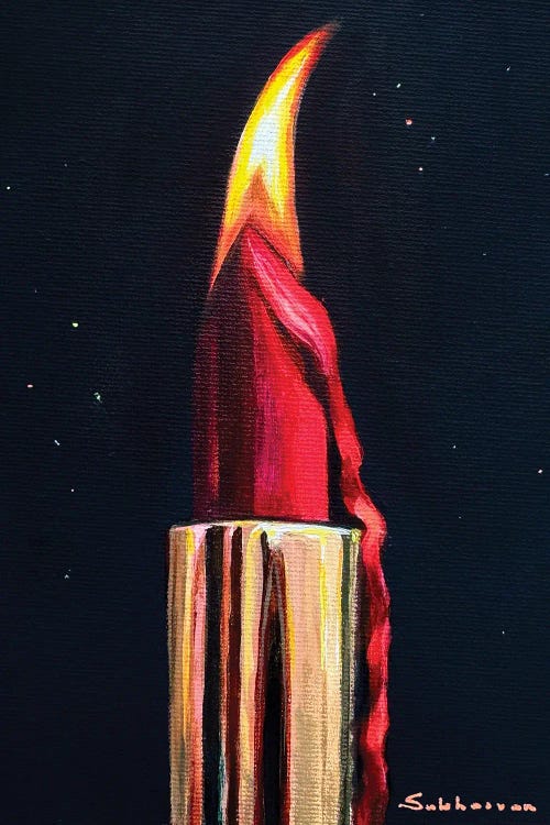 Still Life With Lipstick by Victoria Sukhasyan wall art