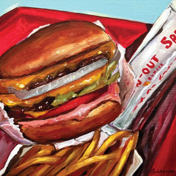 Still Life With In-N-Out Burgers