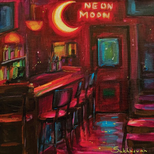 Interiors: Bar Scene by Victoria Sukhasyan