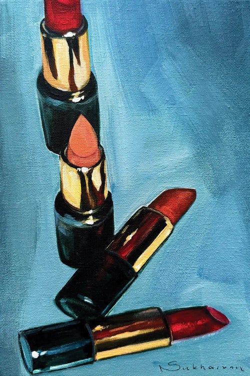 Still Life With Lipsticks III by Victoria Sukhasyan wall art