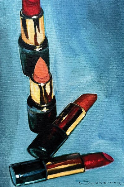 Make-Up: Still Life With Lipsticks III by Victoria Sukhasyan