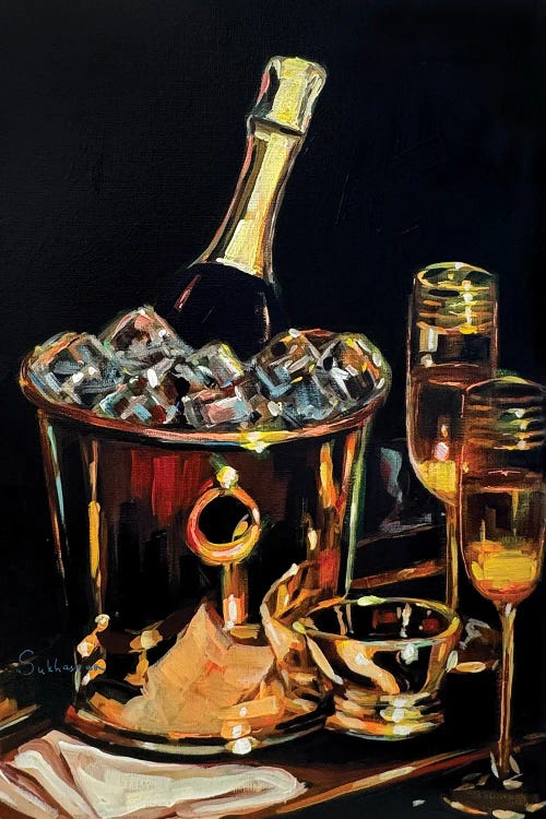 Still Life With Champagne