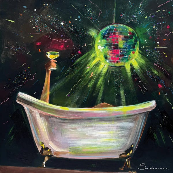 Disco Balls: Disco Bath by Victoria Sukhasyan
