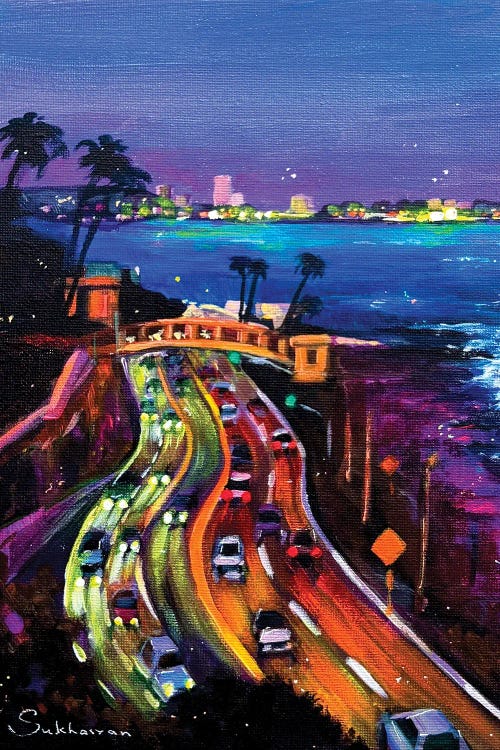 Santa Monica At Night II