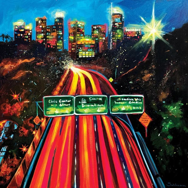 Los Angeles At Night II
