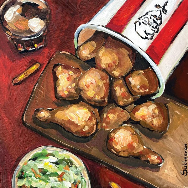 Still Lifes For The Modern World: Still Life With KFC by Victoria Sukhasyan