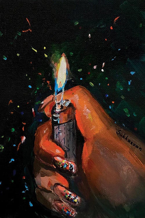 The Lighter by Victoria Sukhasyan wall art
