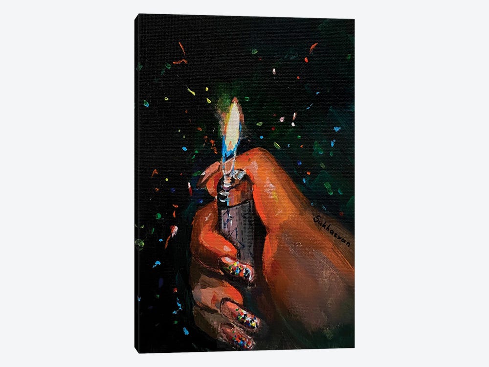 The Lighter by Victoria Sukhasyan 1-piece Canvas Art Print