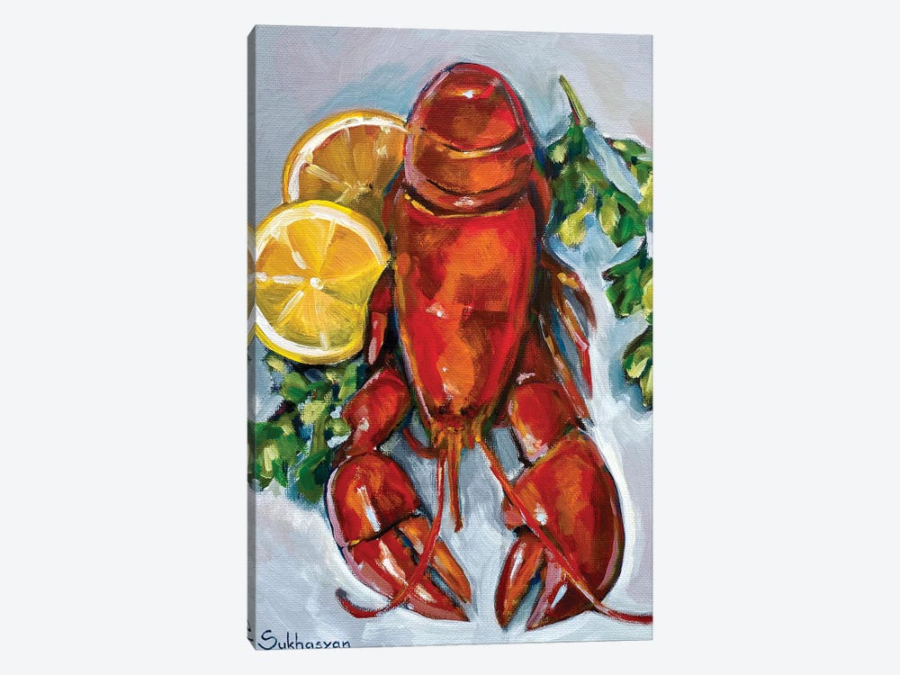 Still Life With Lobster by Victoria Sukhasyan 1-piece Canvas Print