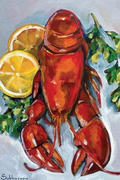 Food & Drink Still Life: Still Life With Lobster by Victoria Sukhasyan