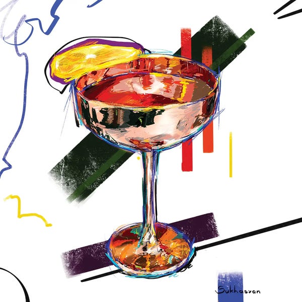 Margarita: Still Life With Margarita Cocktail by Victoria Sukhasyan