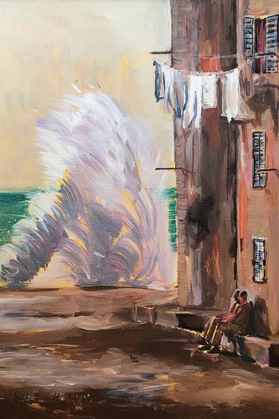 Laundry Room: Quiet Conversation by Victoria Sukhasyan