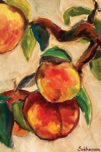 Peaches by Victoria Sukhasyan art print