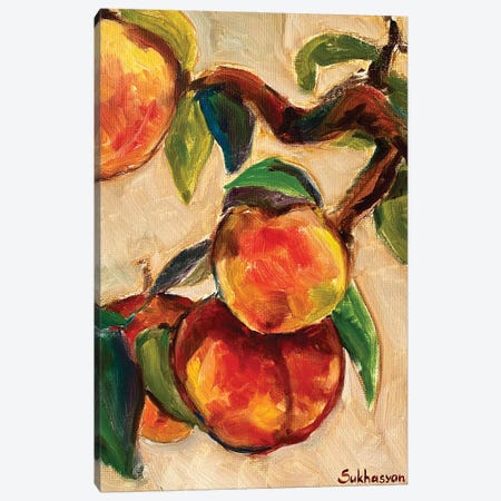 Peaches Canvas Print #VSH66} by Victoria Sukhasyan Canvas Print