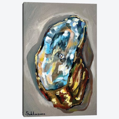 Still Life With Oyster Pearl Canvas Print #VSH67} by Victoria Sukhasyan Canvas Print