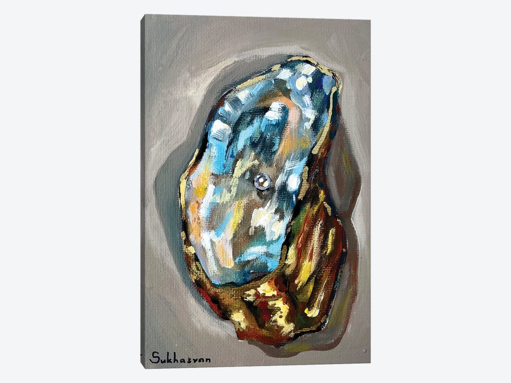 Still Life With Oyster Pearl by Victoria Sukhasyan 1-piece Canvas Print