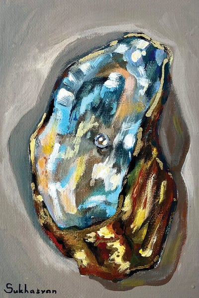 Kitchen: Still Life With Oyster Pearl by Victoria Sukhasyan