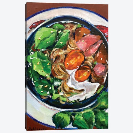 Still Life With Ramen Noodle Soup Canvas Print #VSH68} by Victoria Sukhasyan Canvas Wall Art