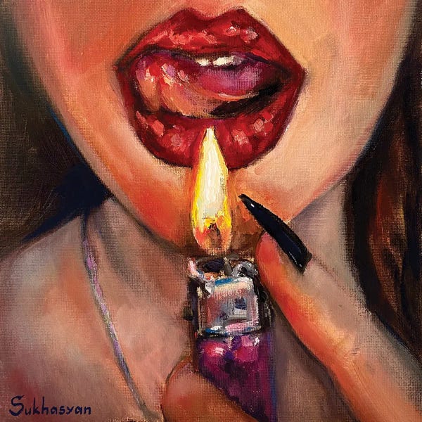 Goth Art: Saturday Vibes by Victoria Sukhasyan