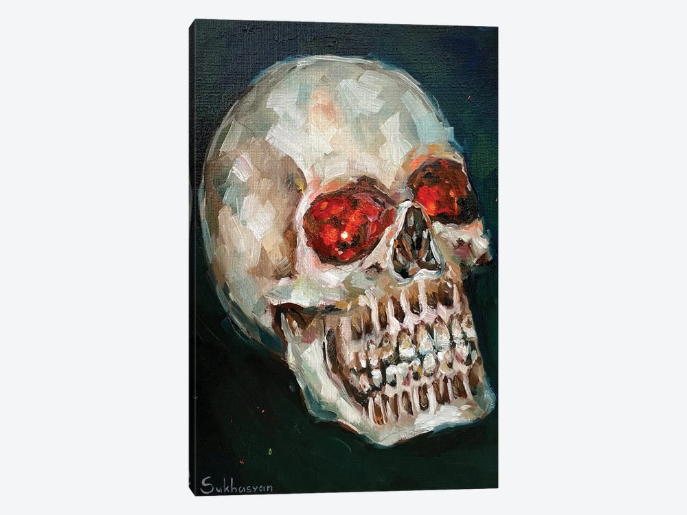 Still Life With The Skull by Victoria Sukhasyan 1-piece Canvas Print