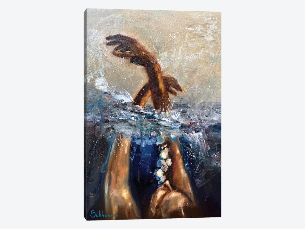 Deep Waters by Victoria Sukhasyan 1-piece Canvas Art Print