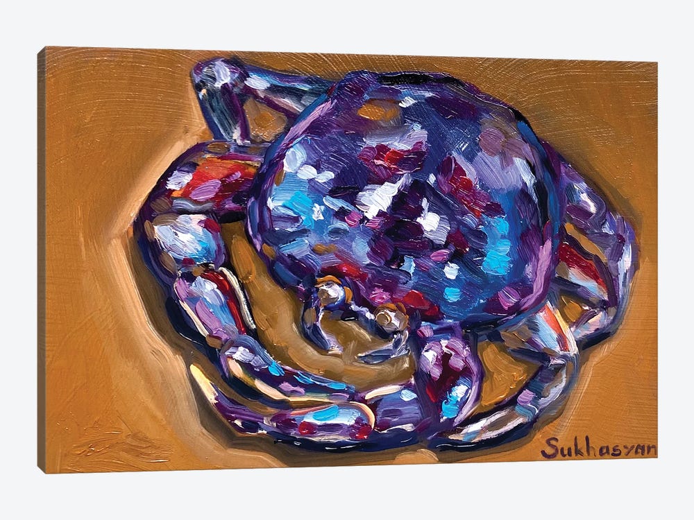 Crab by Victoria Sukhasyan 1-piece Canvas Artwork