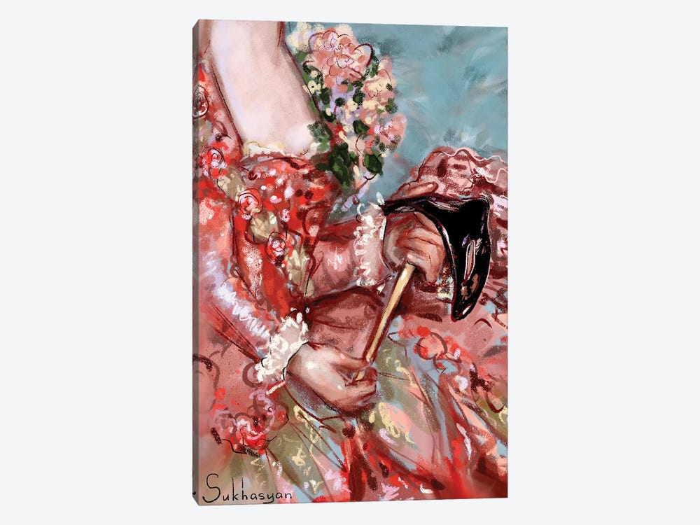 Masquerade by Victoria Sukhasyan 1-piece Canvas Print