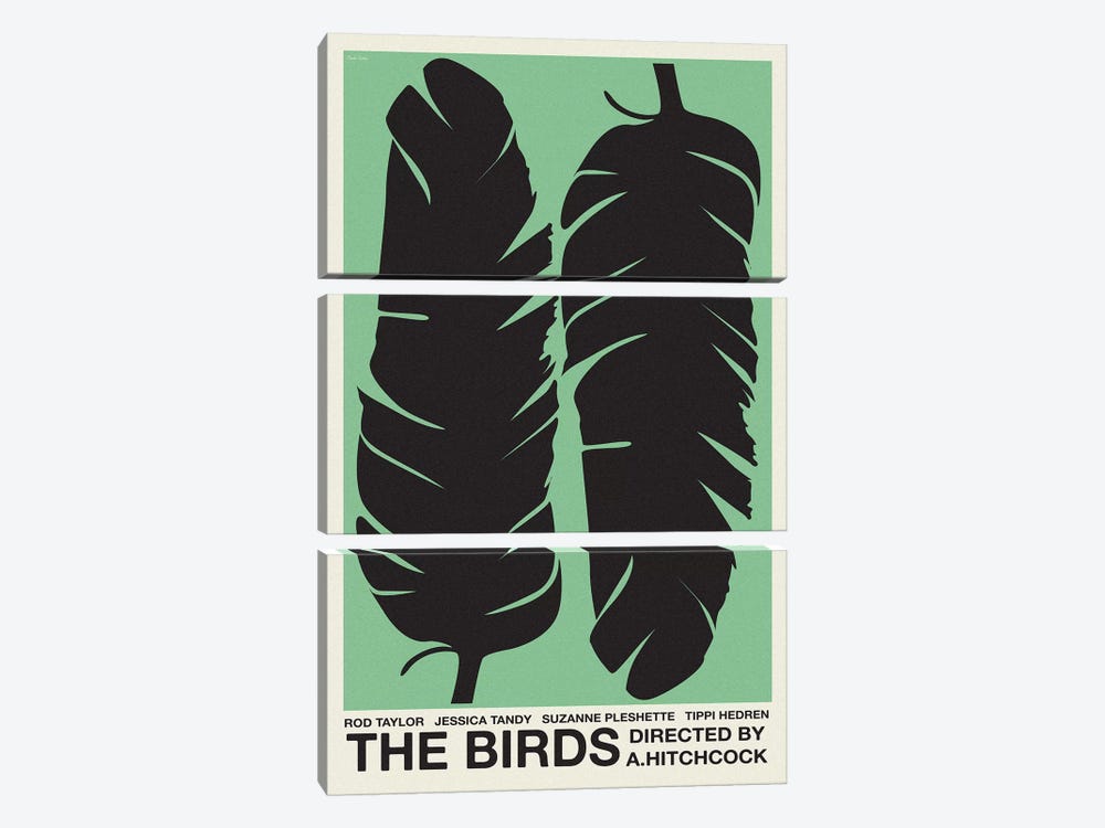The Birds by Claudia Varosio 3-piece Canvas Artwork