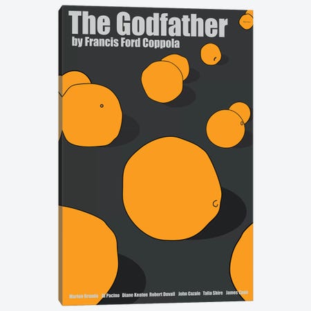 The Godfather -Alternate Canvas Print #VSI102} by Claudia Varosio Canvas Art